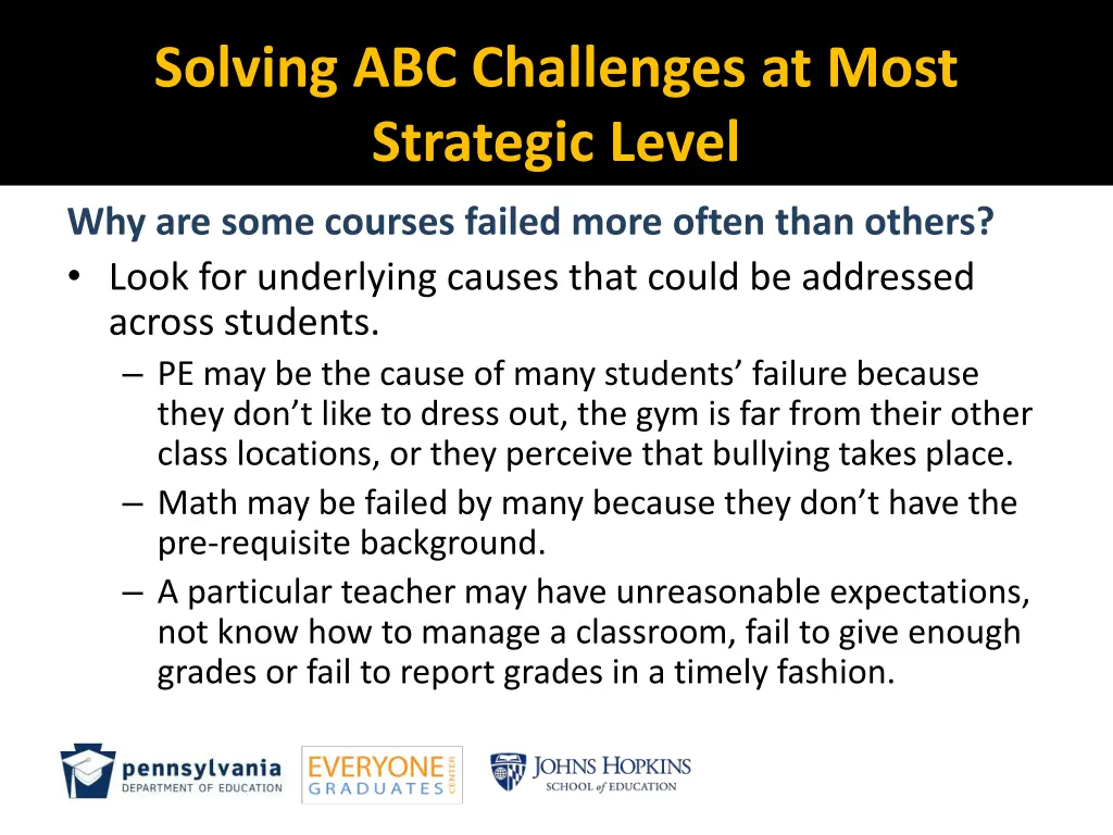 solving abc challenges at most strategic level