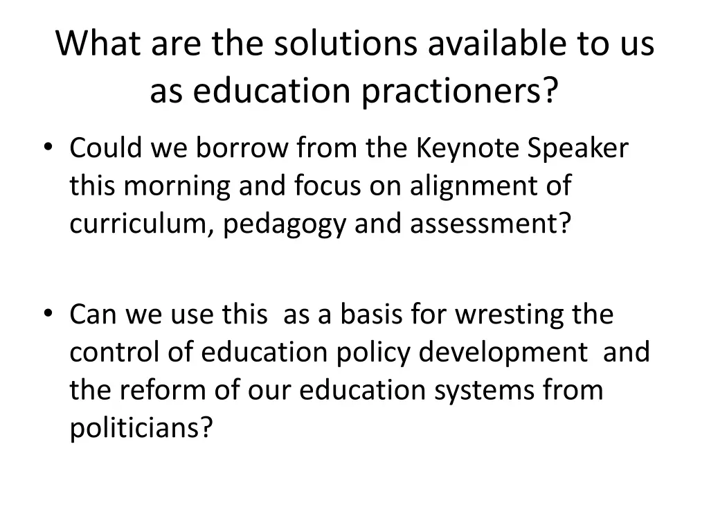 what are the solutions available
