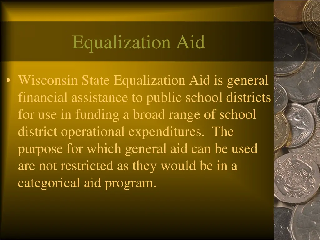 equalization aid