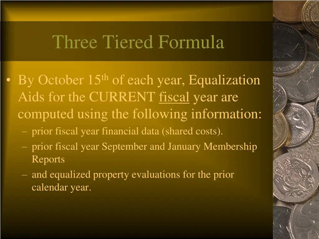 three tiered formula 2