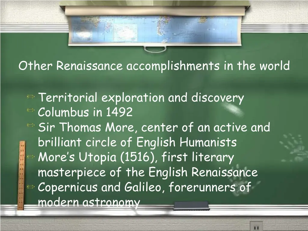 other renaissance accomplishments in the world
