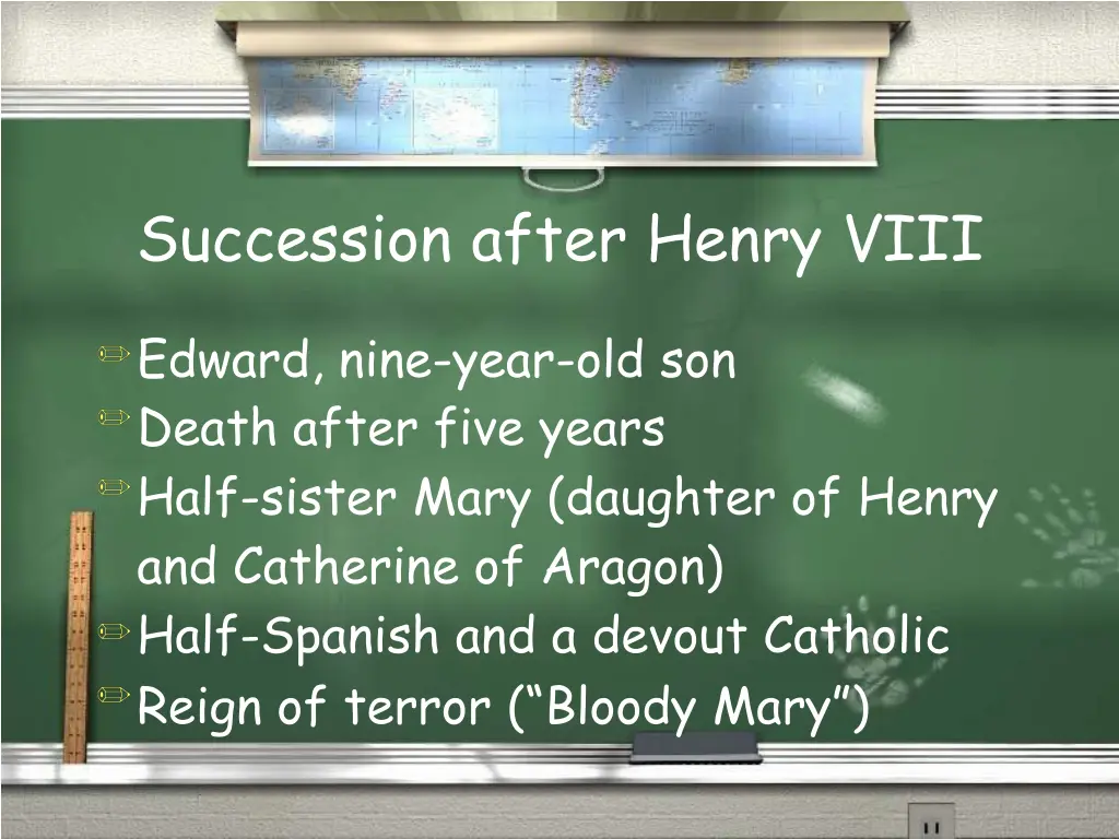 succession after henry viii