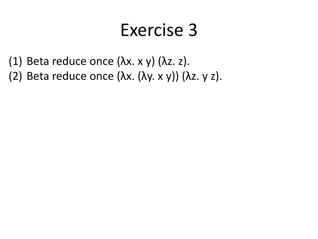 exercise 3