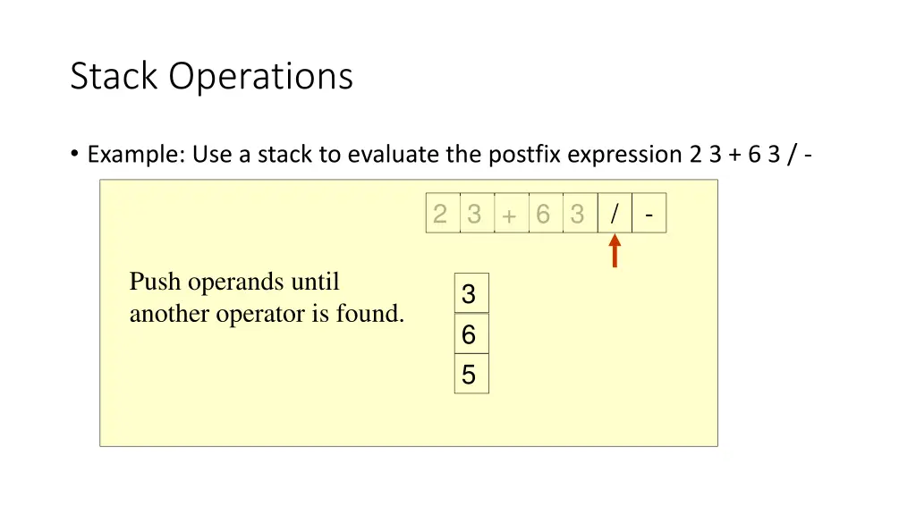 stack operations 2