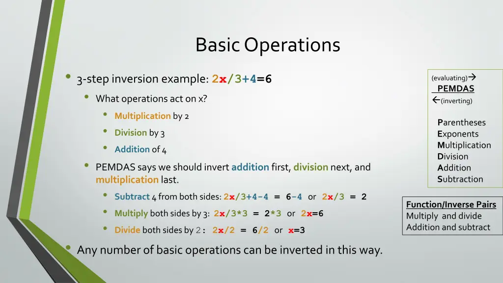 basic operations 1