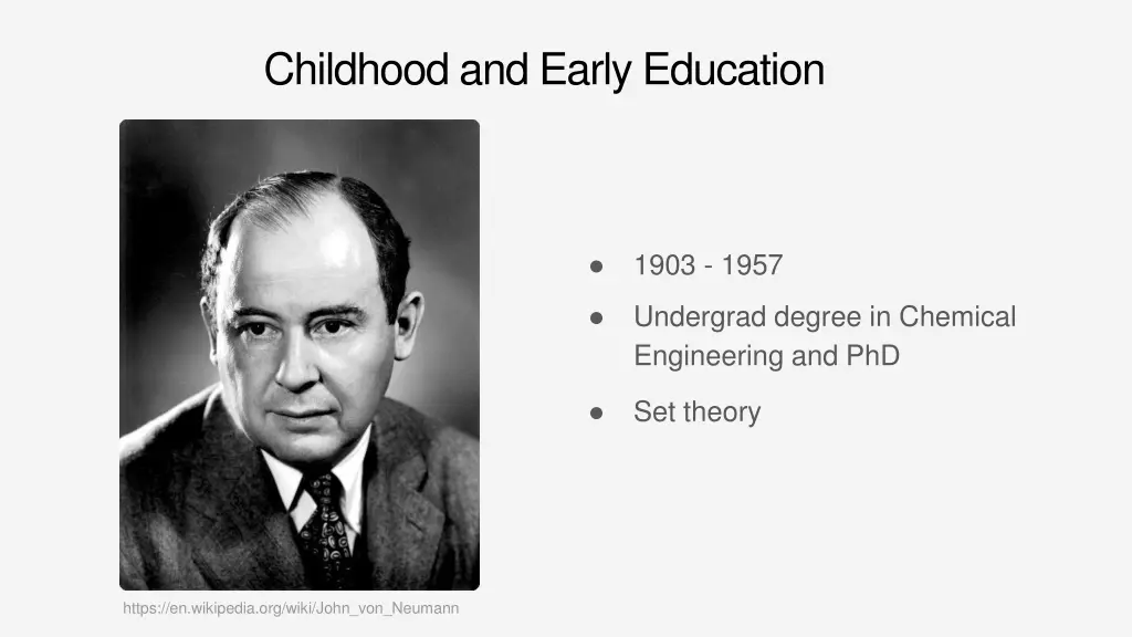 childhood and early education