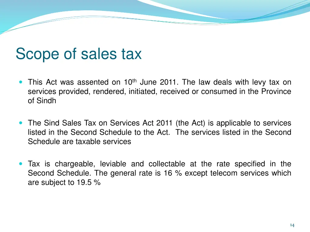 scope of sales tax