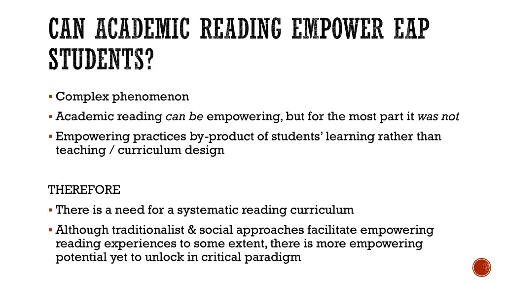 can academic reading empower eap students 2