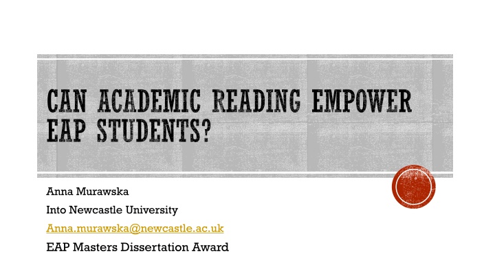 can academic reading empower eap students
