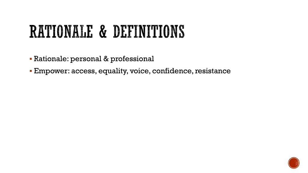 rationale definitions