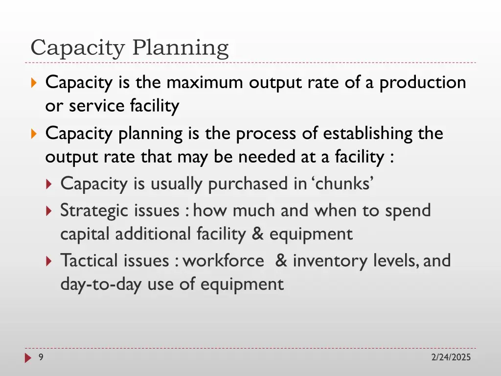capacity planning 2
