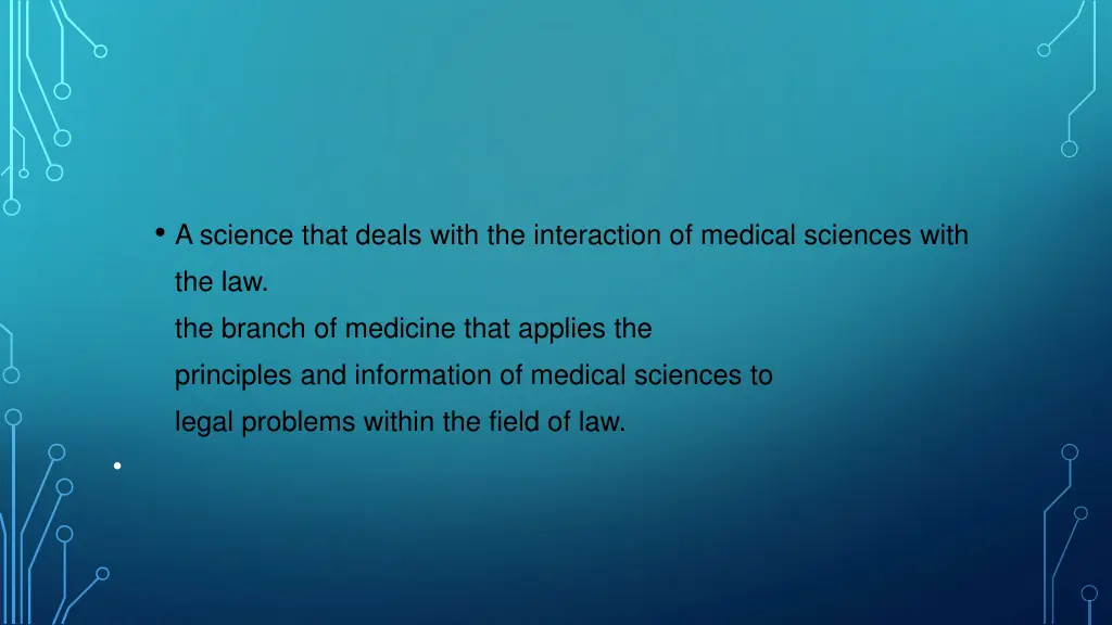 a science that deals with the interaction