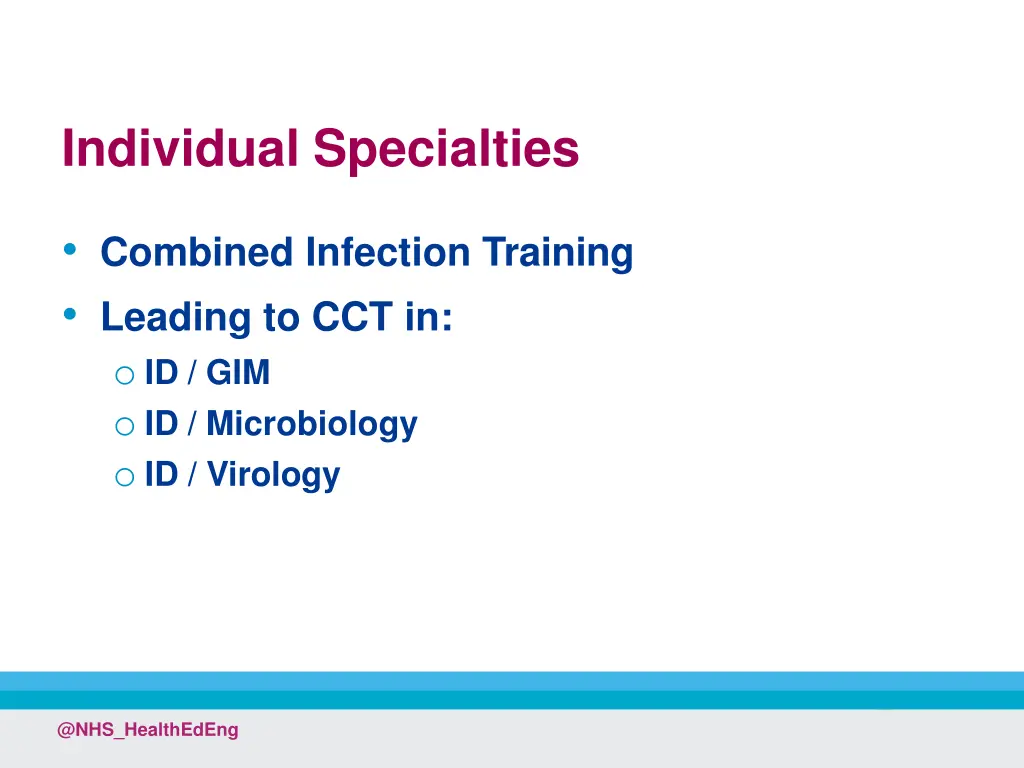 individual specialties 1