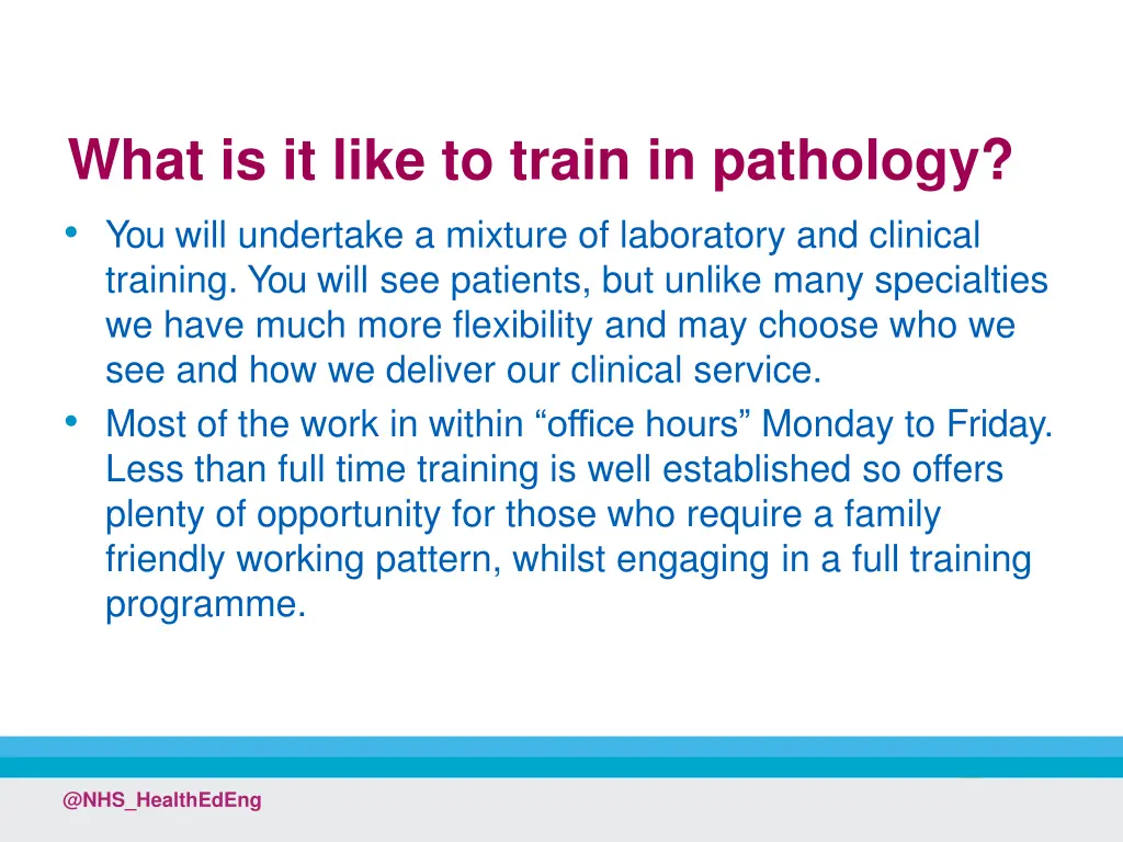 what is it like to train in pathology you will