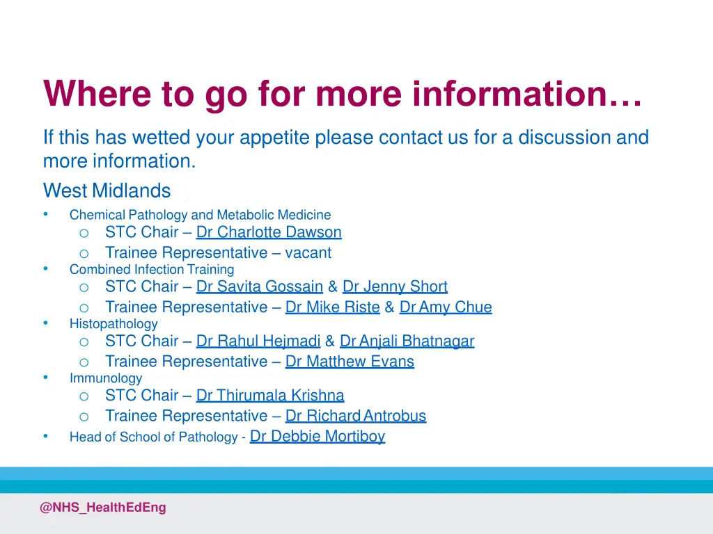 where to go for more information 1