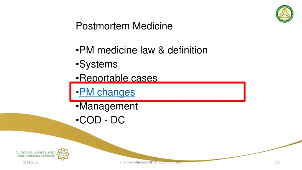 postmortem medicine 3
