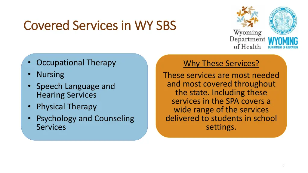 covered services in wy sbs covered services