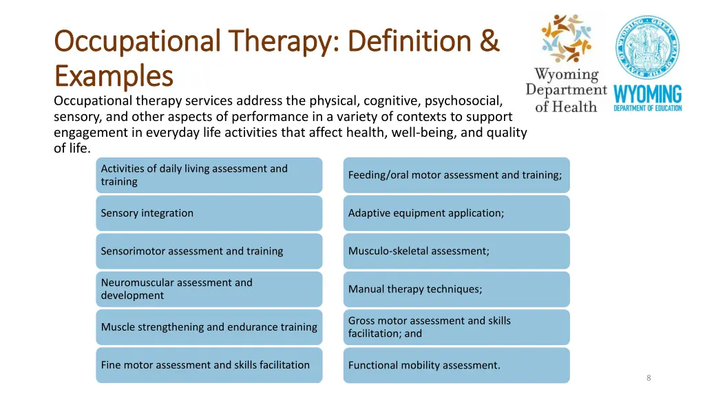 occupational therapy definition occupational