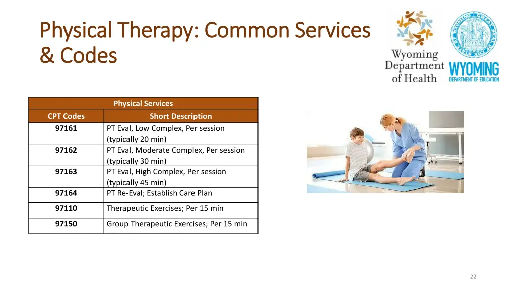 physical therapy common services physical therapy