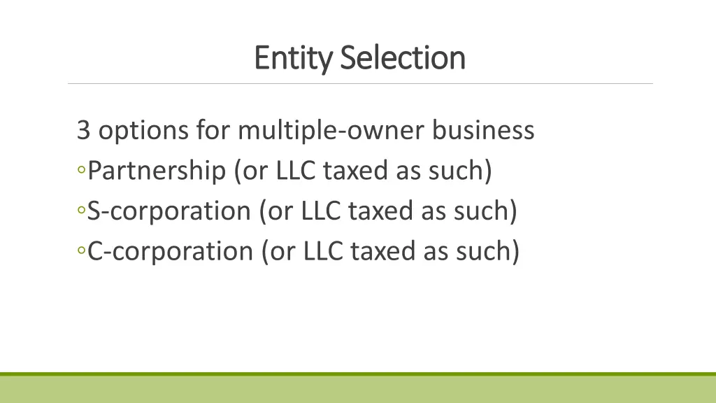 entity selection entity selection 1