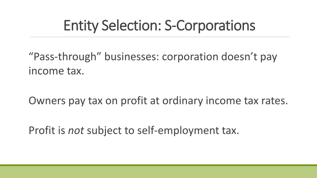 entity selection s entity selection s corporations