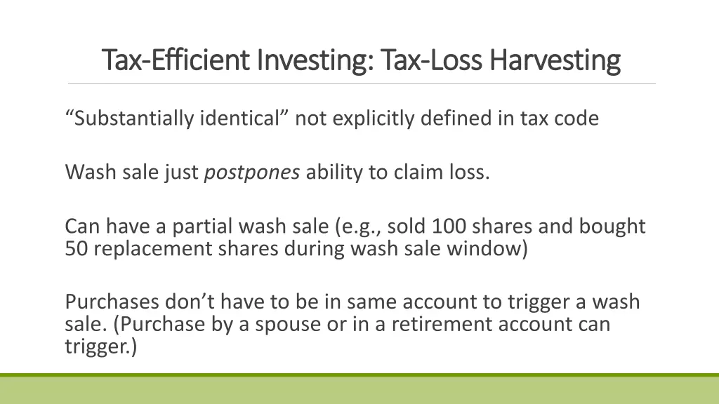 tax tax efficient investing tax efficient 2