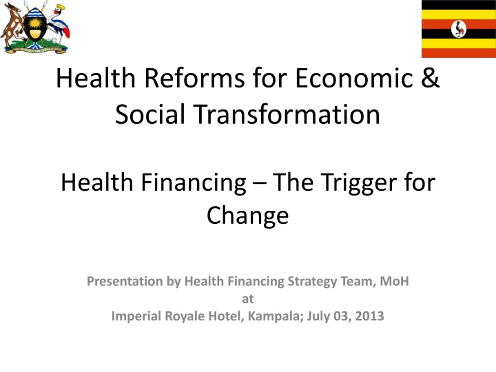 health reforms for economic social transformation