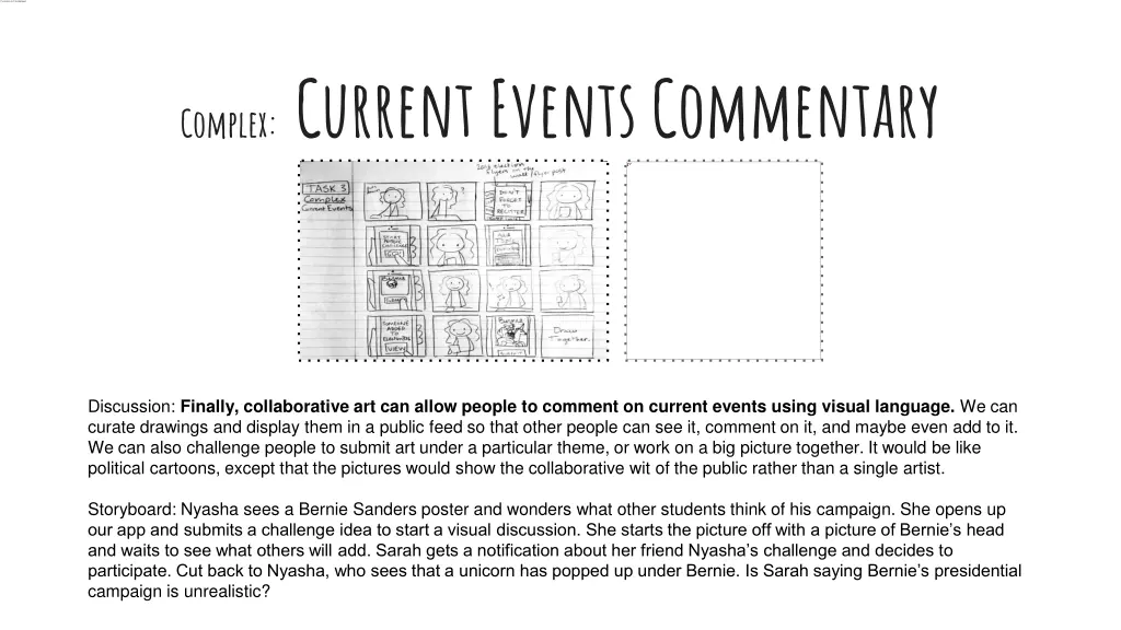 complex current events commentary