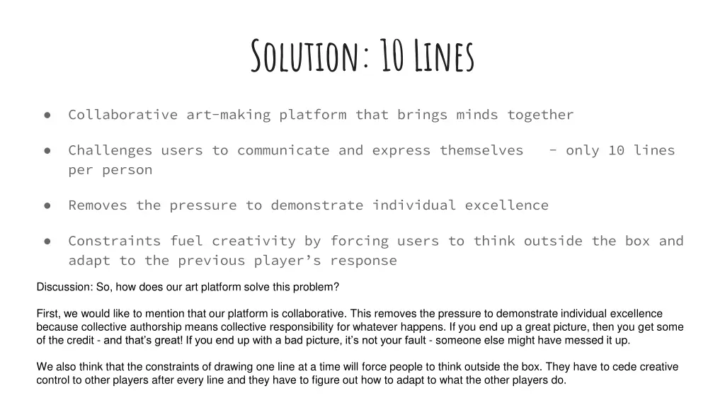 solution 10 lines