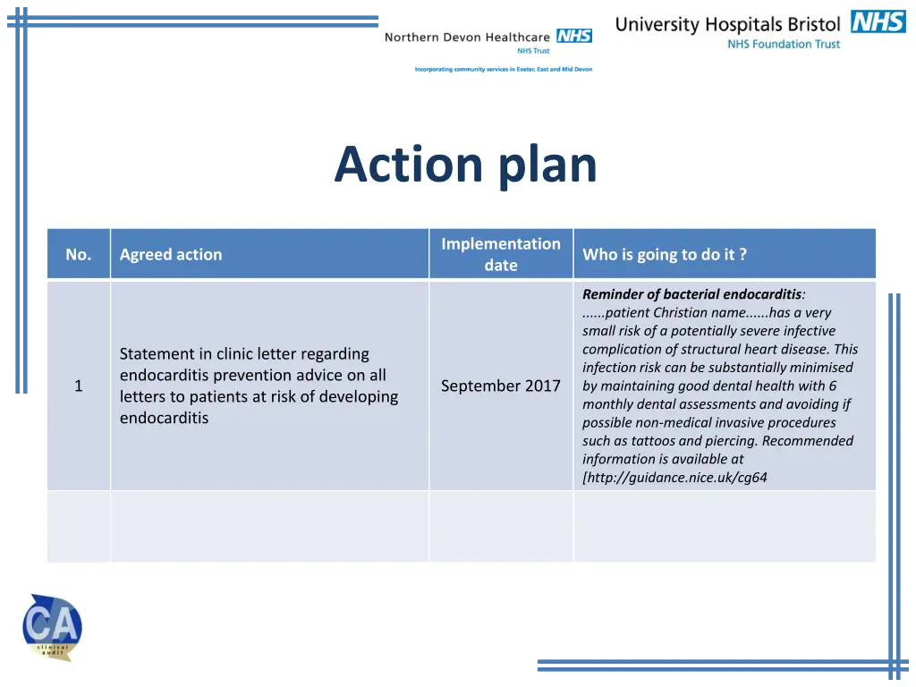 action plan 1