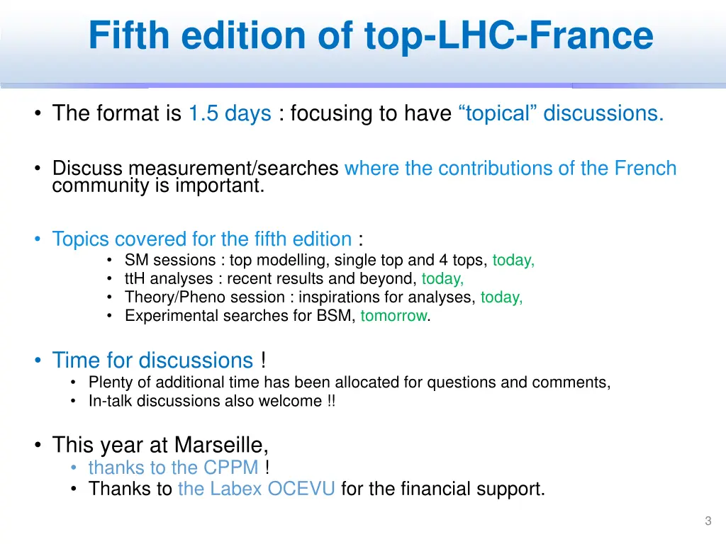 fifth edition of top lhc france 1
