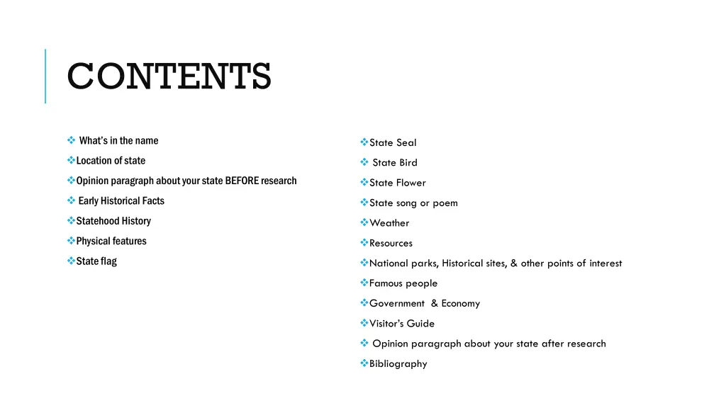 contents