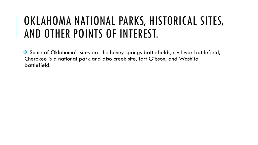 oklahoma national parks historical sites