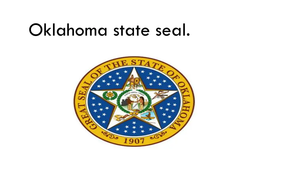 oklahoma state seal