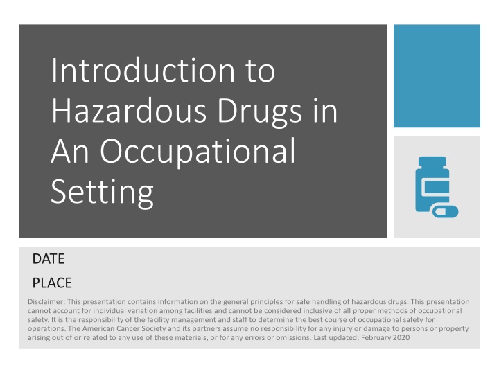 introduction to hazardous drugs
