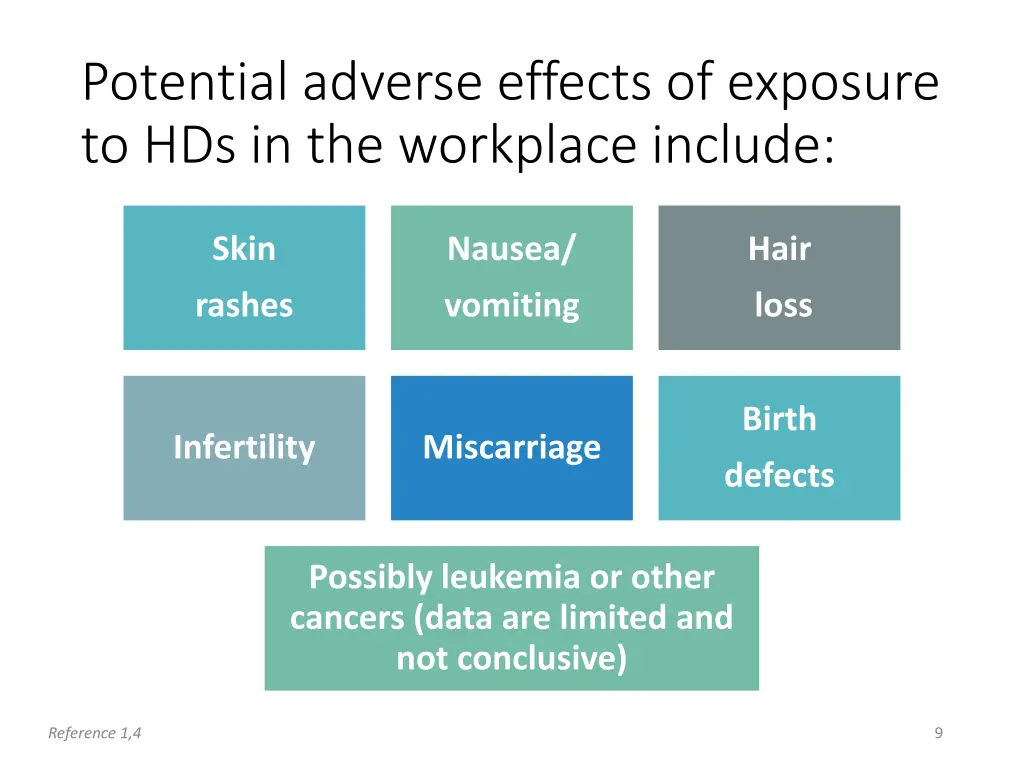 potential adverse effects of exposure