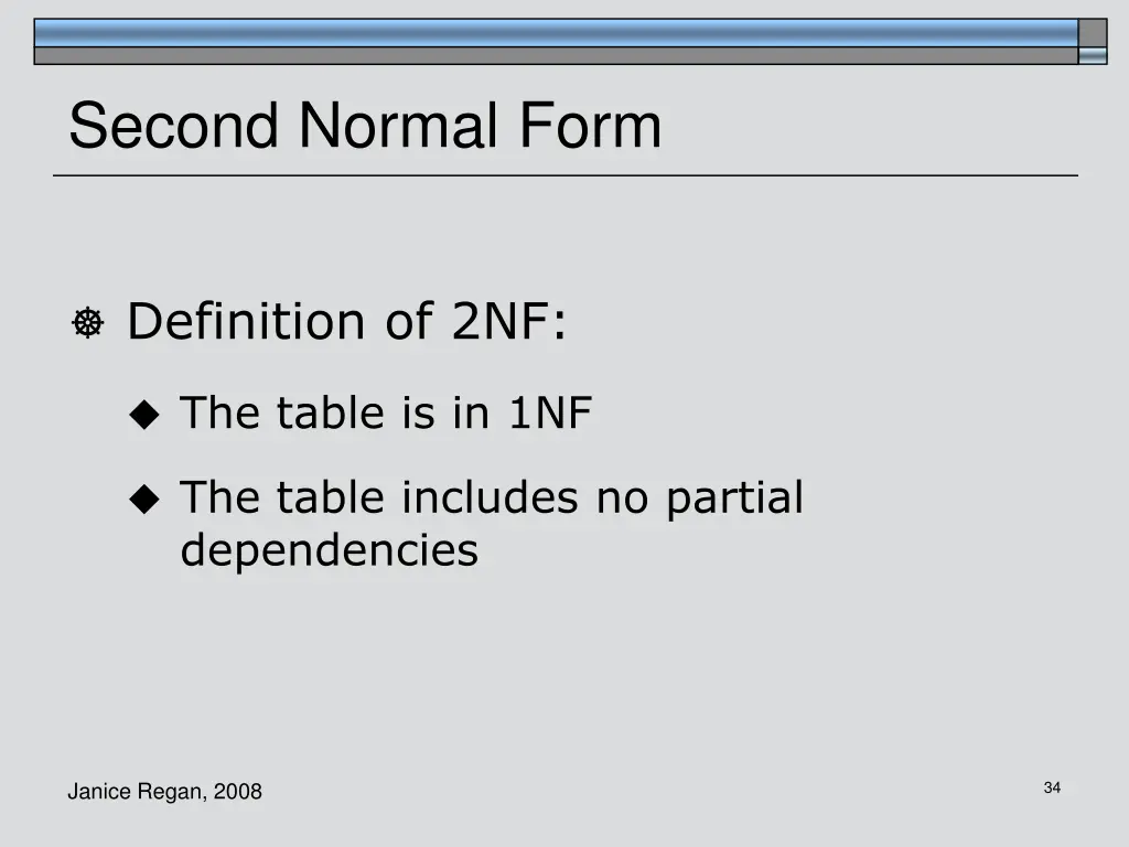second normal form 1