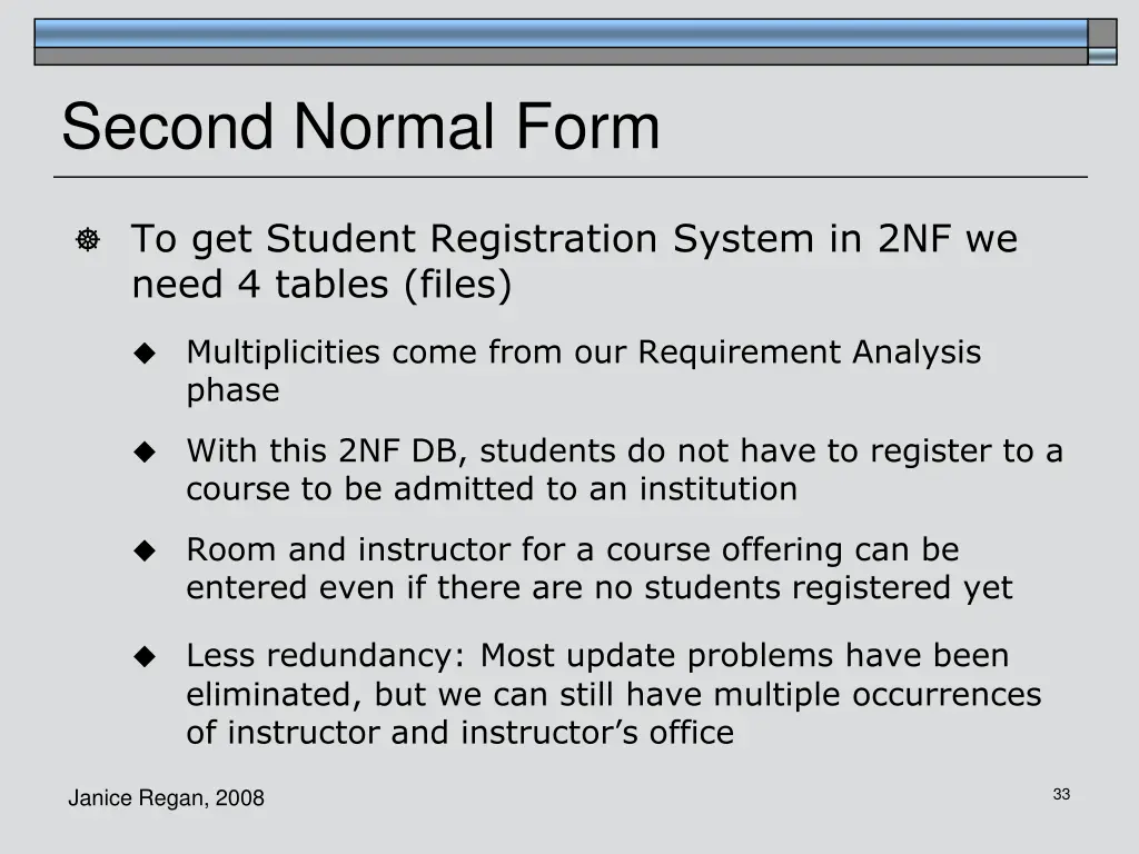 second normal form