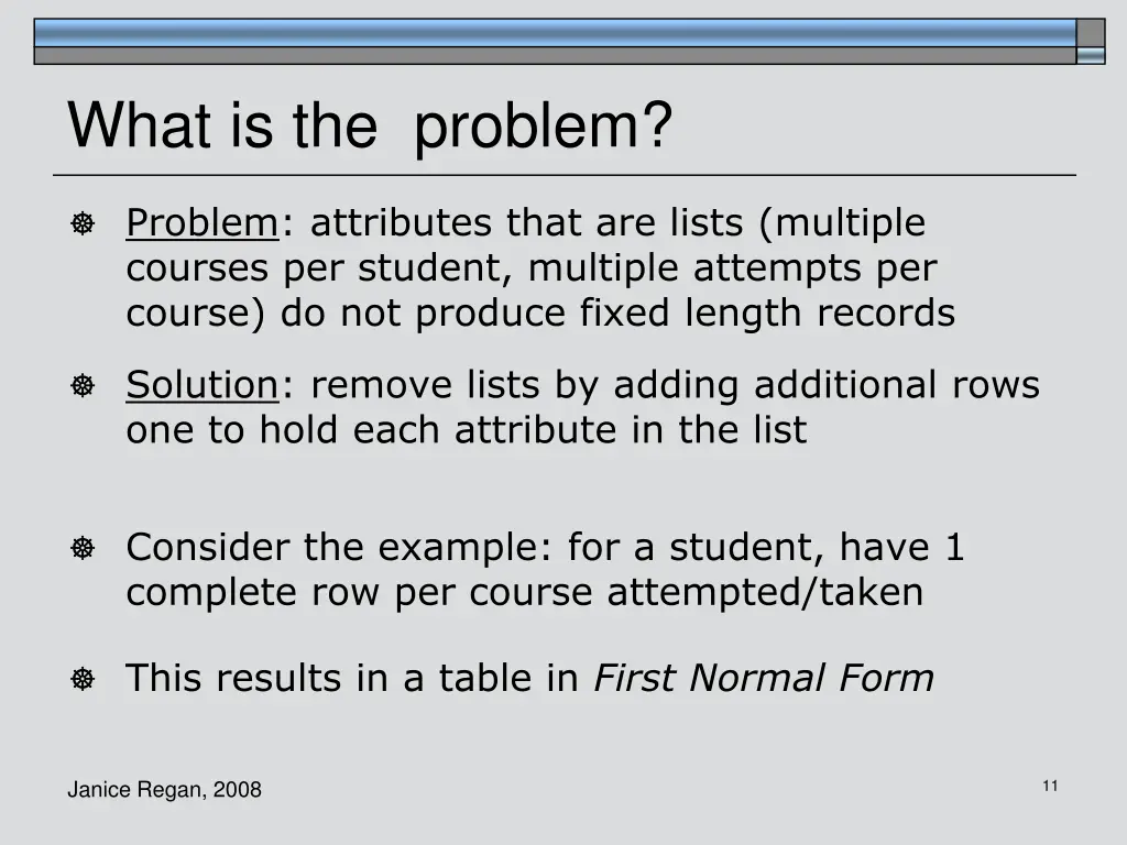what is the problem