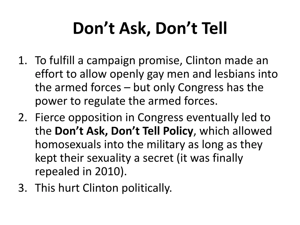 don t ask don t tell