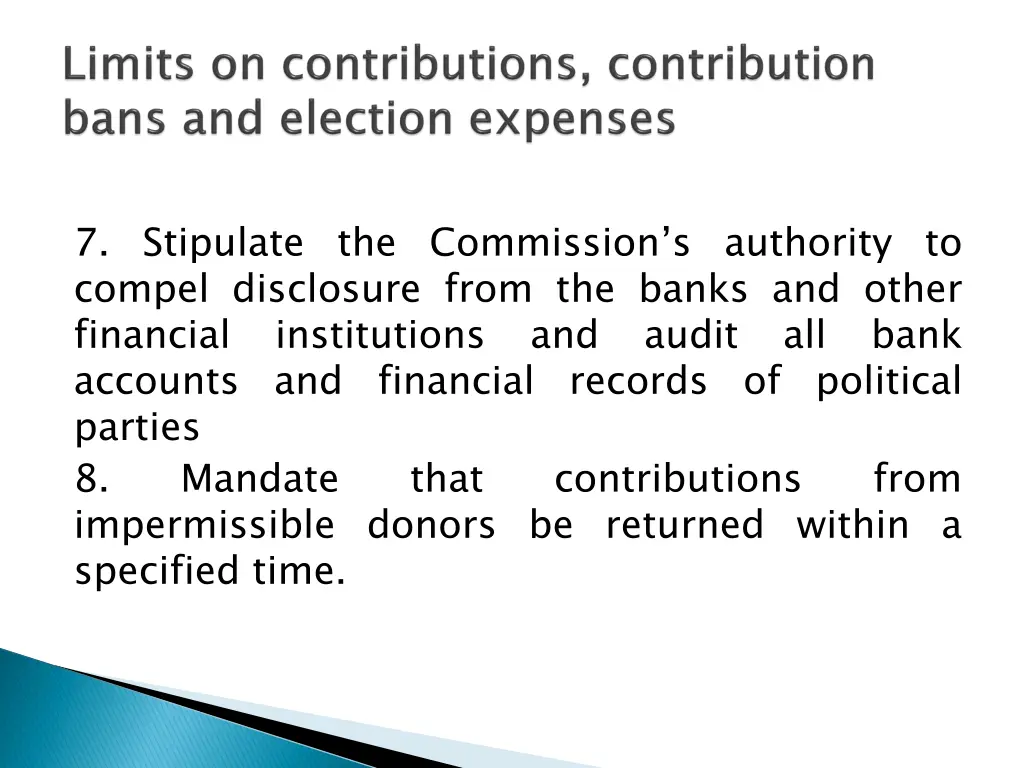 7 stipulate the commission s authority to compel