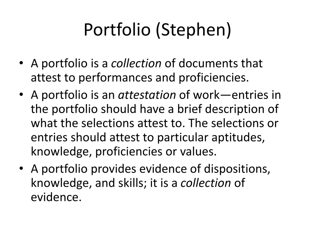 portfolio stephen