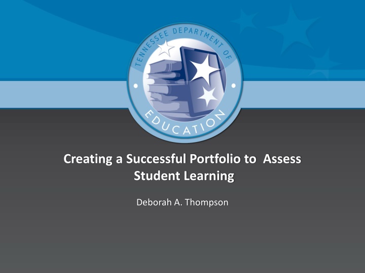 creating a successful portfolio to assess student