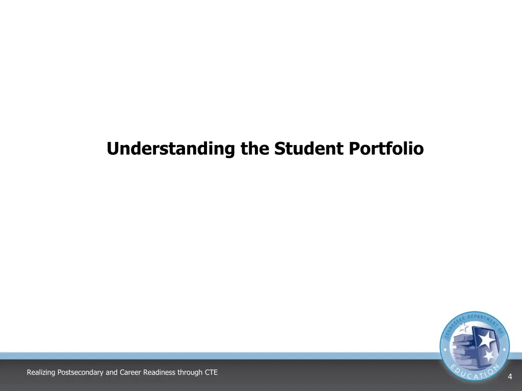 understanding the student portfolio