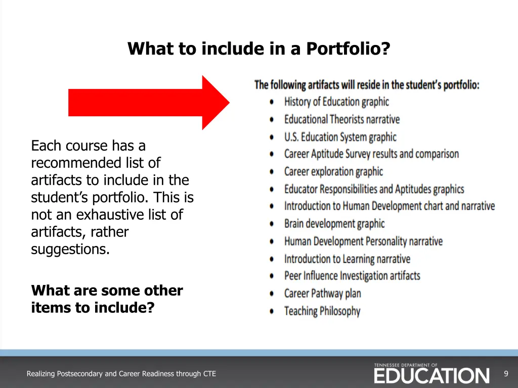 what to include in a portfolio