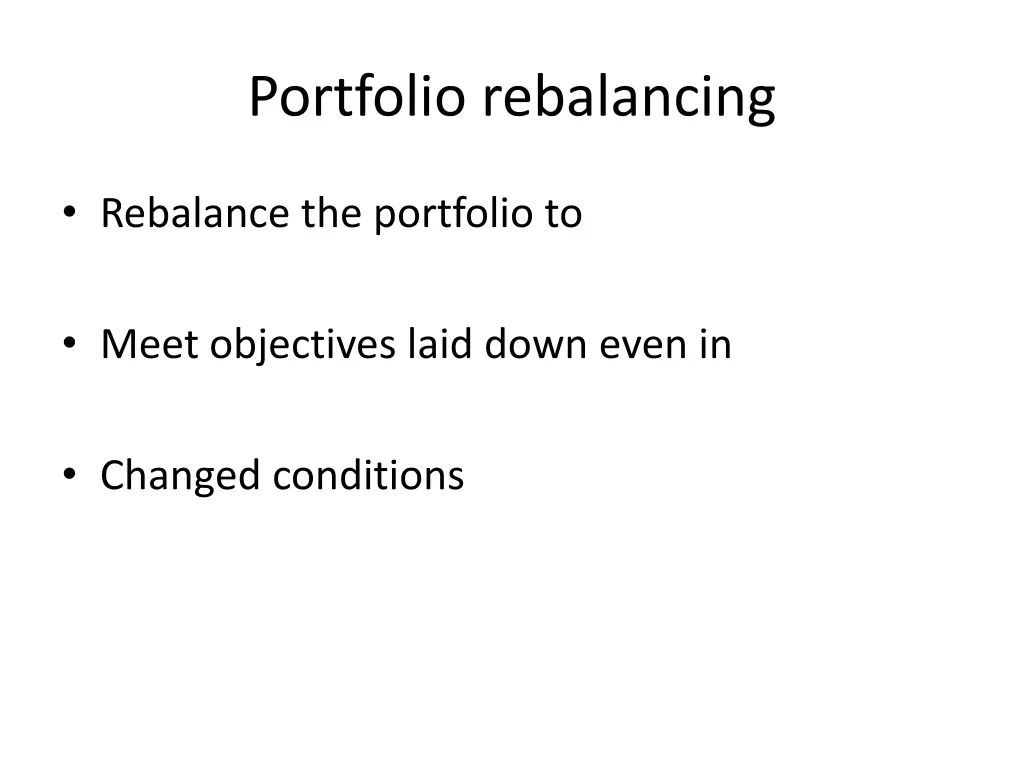 portfolio rebalancing 1