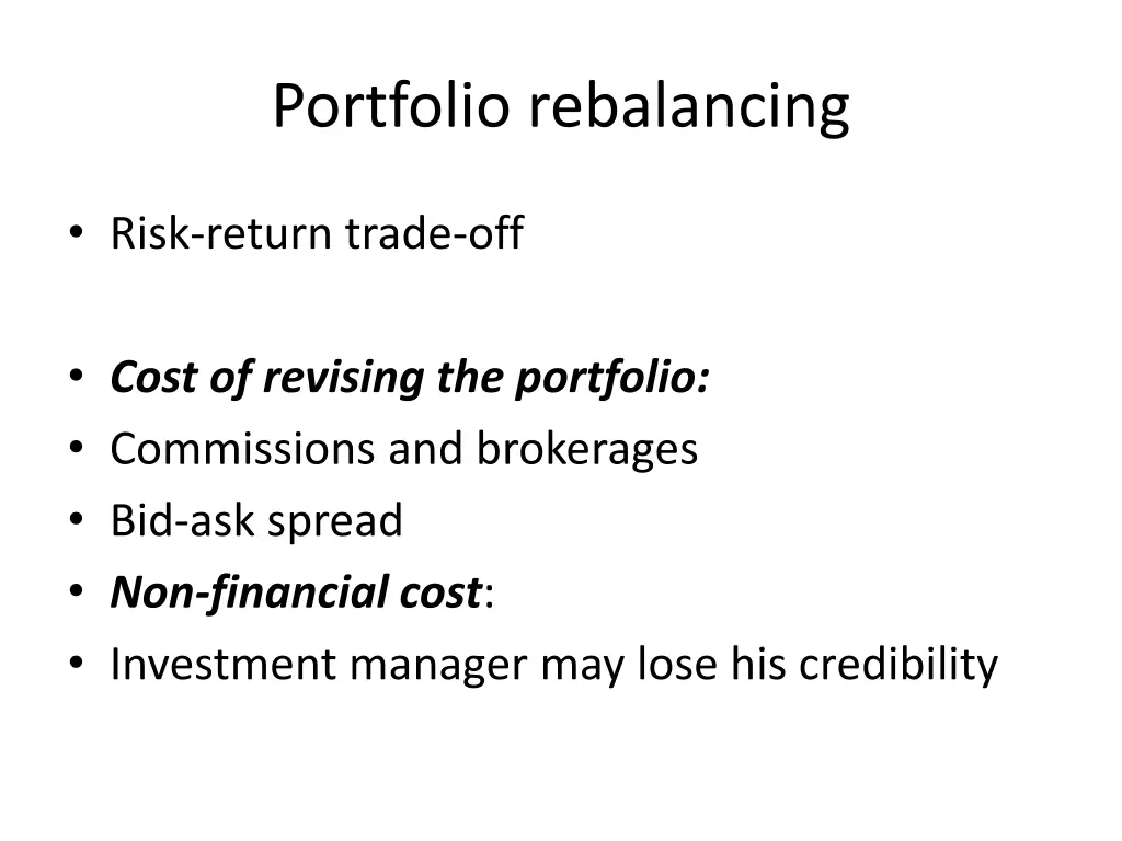portfolio rebalancing 2