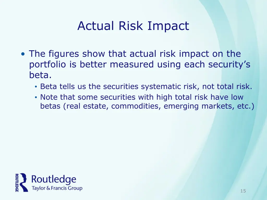 actual risk impact 1