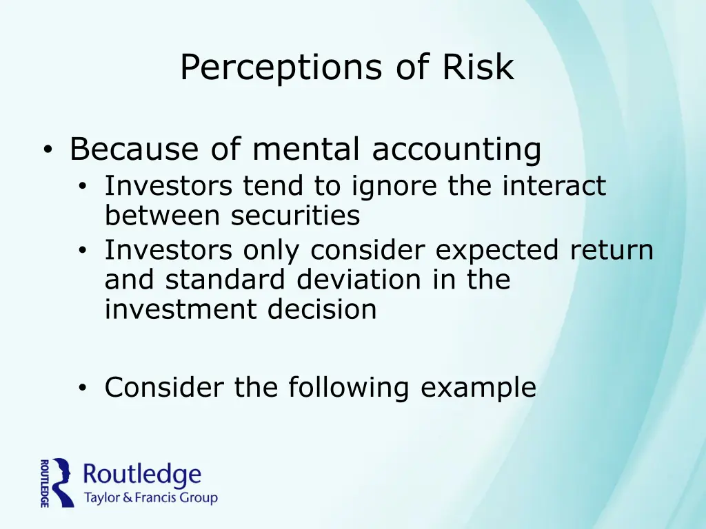 perceptions of risk
