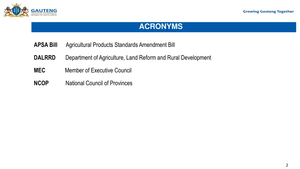 acronyms